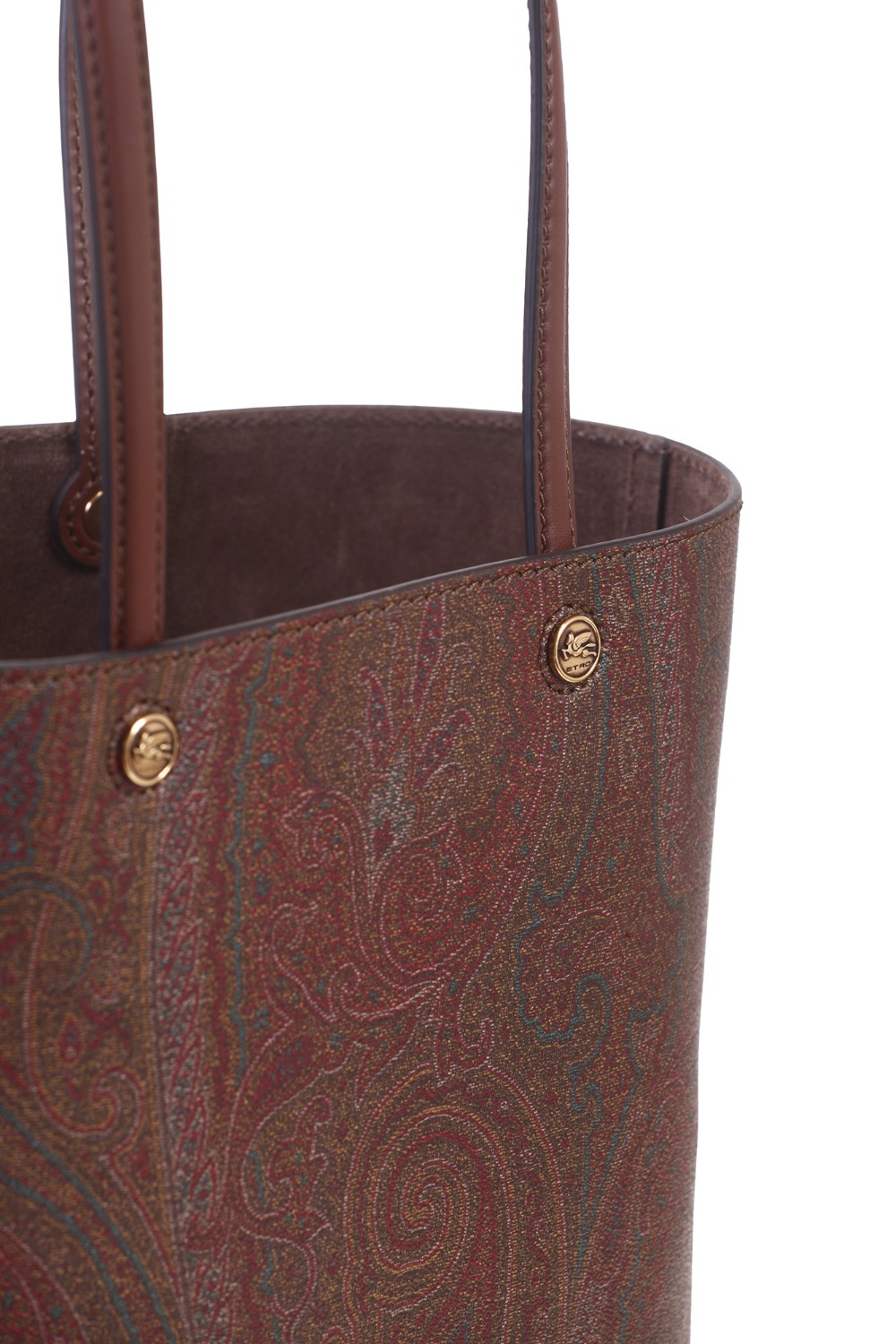 shop ETRO  Borsa: Etro borsa shopping Etro.
Borsa shopping ETRO Essential realizzata nell'iconico Paisley jacquard con fodera e dettagli in pelle. 
Impreziosita con Pegaso e logo ETRO a rilievo. 
Dimensioni: 26x16x26cm.
Esterno: Tessuto di cotone Paisley jacquard spalmato con grana opaca e doppiato in tela.
Spalmatura: 100% in PVC.
Dettagli: 100% pelle di vitello.
Accessori metallici con finitura dorata.
Fabbricato in Italia.. WP1D0005 AA001-M0021 number 1226647